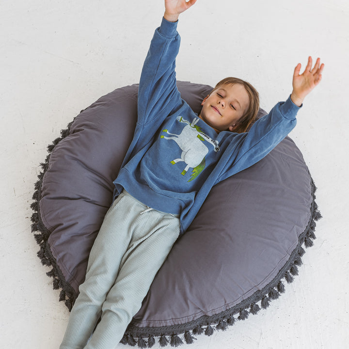 floor pillow with removable cover