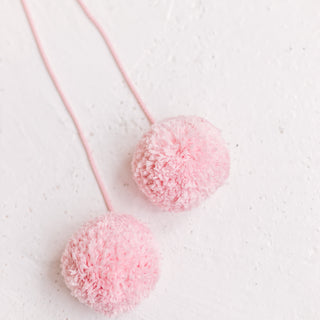 Pom Pom Teepee Tent Toppers - Decorative PomPoms |Colour: Baby Pink