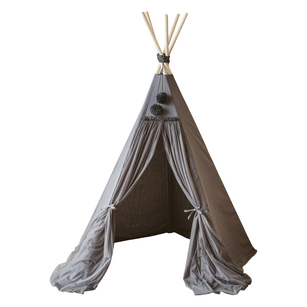 minicamp fairy teepee with tulle entrance