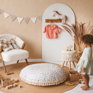 Kids Floor Cushion in Animal Pattern