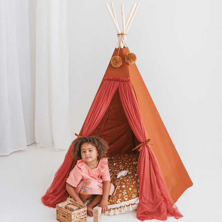 rustic chick play tent for kids