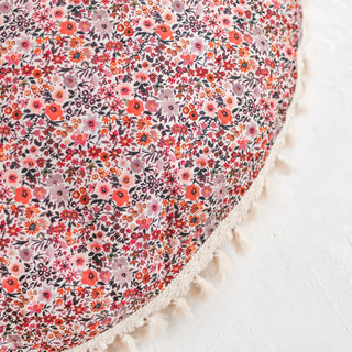 MINICAMP Big Floor Cushion with flower pattern